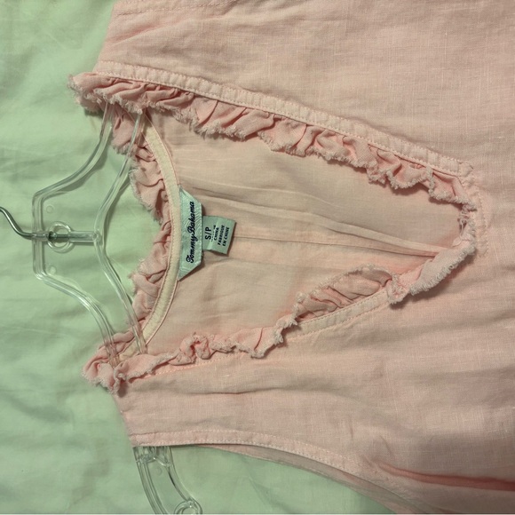 Tommy Bahama Pink linen Sleeveless Dress - Picture 2 of 3